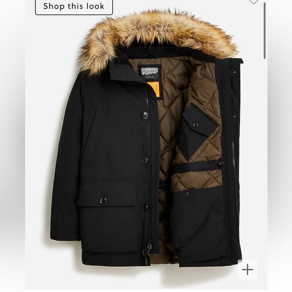 NWT JCrew Nordic parka with PrimaLoft